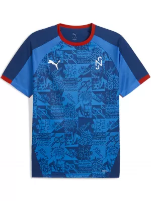 Moška funkcionalna majica PUMA NEYMAR JR PLAYMAKER JERSEY 660314-10 BLAZING BLUE/ GOREČE MODRA/PUMA BELA/ULTRA
