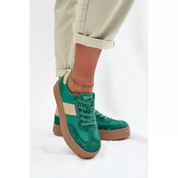  Ženske superge BIG STAR TT274163 GREEN Big Star Shoes 