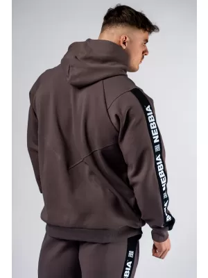 Pulover s kapuco HERO 300 RJAV Nebbia