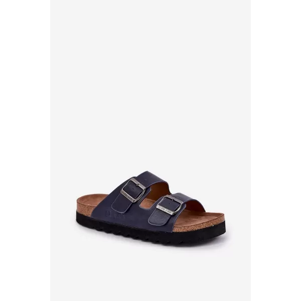  Moški natikači BIG STAR NN174530 MODRI Big Star Shoes 