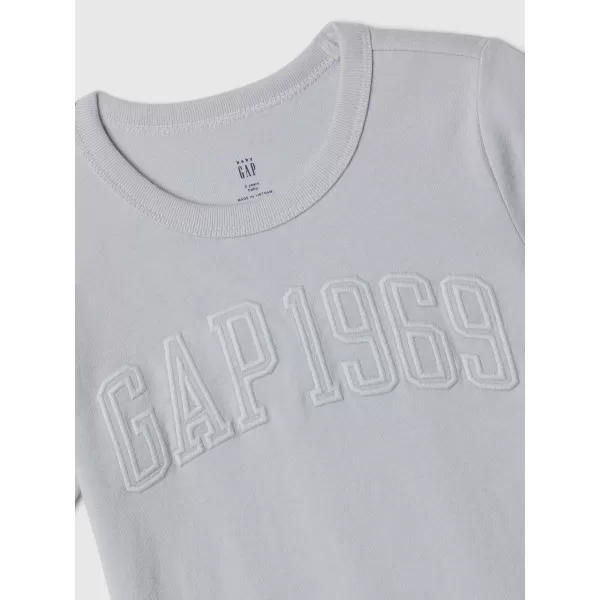  Otroška majica s kratkimi rokavi GAP LOGO GRAPHIC TEE 454294-01 SIVE SNOVI 