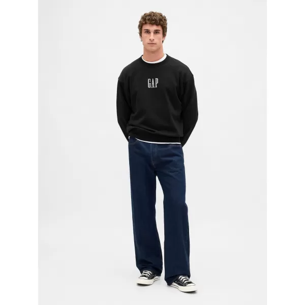  Moški pulover GAP LOGO SWEATSHIRT 821273-08 PRAVA ČRNA 