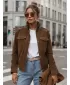 Ženska jakna DSTREET TY5578 JANTAR