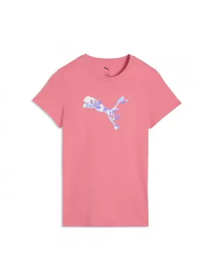 Ženska majica s kratkimi rokavi PUMA GRAPHICS TEE 3 691912_25 DIVJE ROZA