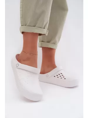 Ženski natikači BIG STAR TT274A081 WHITE Big Star Shoes