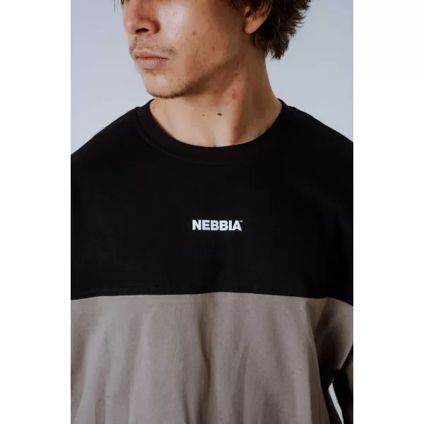  Oversized majica s kratkimi rokavi POWER 898 SVETLO RJAVA PEPELNA Nebbia 