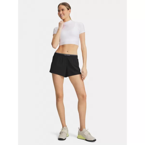  Ženske kratke hlače UNDER ARMOUR VANISH WOVEN 3IN SHORTS 6009965-008 ČRNA 