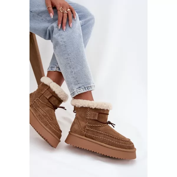  Ženski čevlji BIG STAR SS274373 BROWN/BEIGE Big Star Shoes 