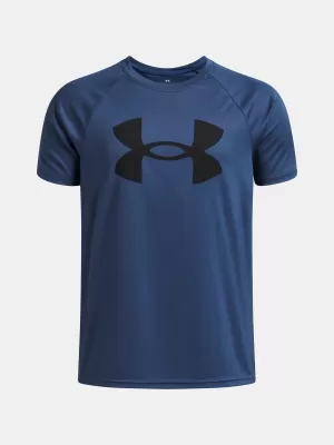 Fantovska majica s kratkimi rokavi UNDER ARMOUR UA TECH BIG LOGO SS 1363283-498 MODRA
