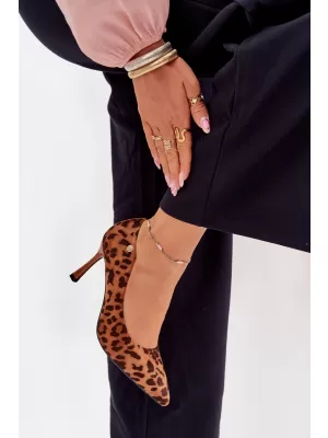 Ženske črpalke VINCEZA 62264 LEOPARD