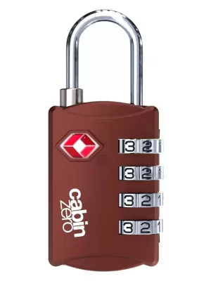 Zaklepanje CABINZERO TSA Travel Lock RDEČA SANGRIJA