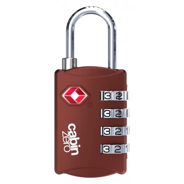  Zaklepanje CABINZERO TSA Travel Lock RDEČA SANGRIJA 