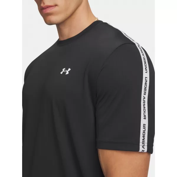  Moška majica s kratkimi rokavi UNDER ARMOUR TECH TAPING SS 6012356-001 ČRNA 