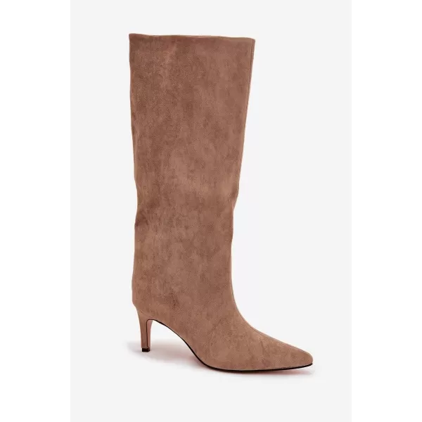  Ženski škornji BOTO JEHLU 40518 BROWN RJAVA 