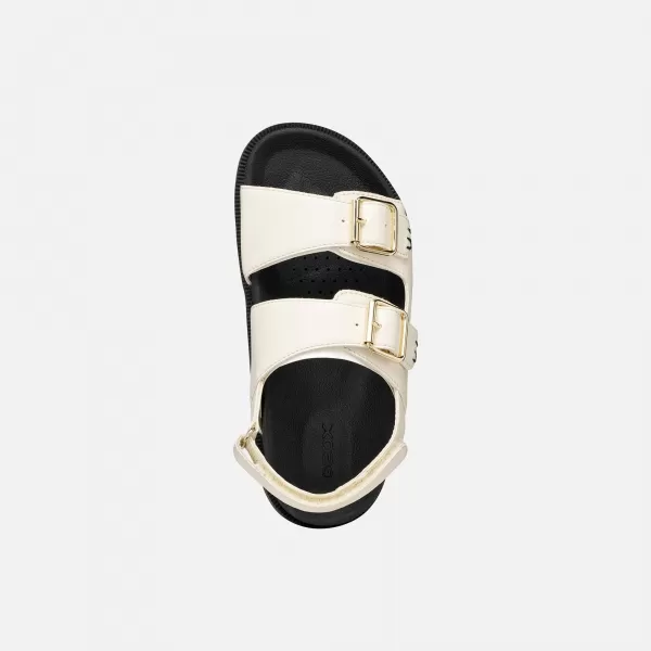  Dekliški sandali GEOX SANDAL FOAMMENTERA J65P0A000BCC1058 KREMASTO 