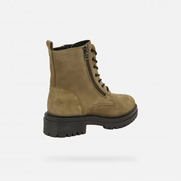  Ženski gležnjarji GEOX IRIDEA G004093 KAKI 