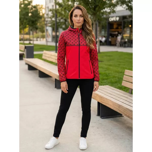  Ženska vrhunska softshell jakna ALTISPORT VOJ/ALW048JACK01 RDEČA 