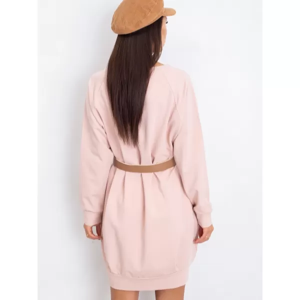  Obleka BASIC FEEL GOOD RV-TU-5184.93P SVETLO ROZA 