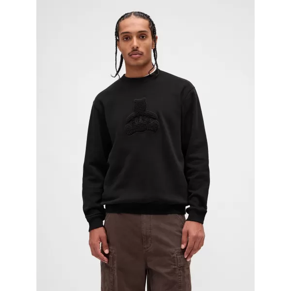  Moški pulover GAP BRANNAN SWEATSHIRT 853549-02 PRAVA ČRNA 