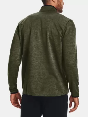 Moški pulover UNDER ARMOUR UA ARMOUR FLEECE 1/2 ZIP ZELENA