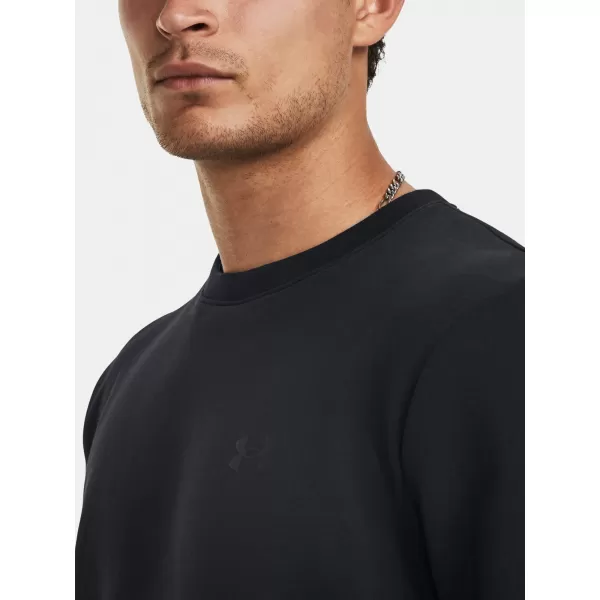  Moški pulover UNDER ARMOUR UA UNSTOPPABLE FLC CREW 1381688-001 ČRNA 