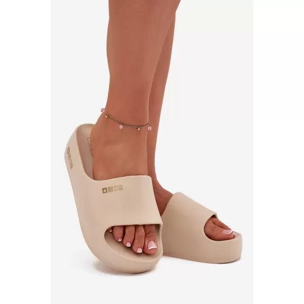  Ženski natikači BIG STAR SS274722 BEIGE Big Star Shoes 