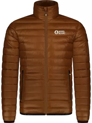 Moška prešita jakna NORDBLANC BURROW NBWJM8261 PUŠTÍKOVA RJAVA