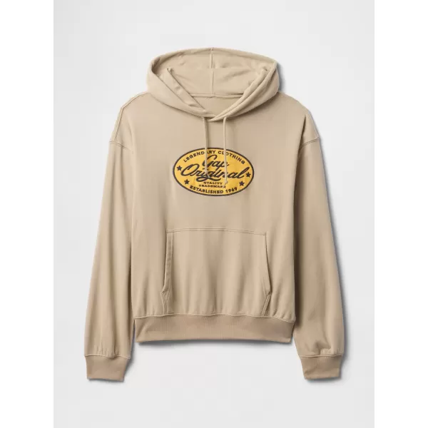  Moški pulover GAP LOGO PULLOVER HOODIE 744731-01 KAKI 