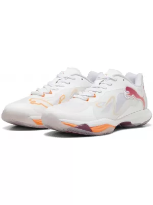 Ženski čevlji PUMA VANTAGE NITRO W+ 108563-01 BELO/JAGODJE/TOPLOTNI OGENJ/LILA