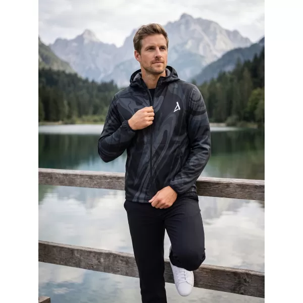  Moška vrhunska softshell jakna ALTISPORT VOJ/ALM072JACK01 ČRNA 