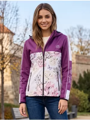 Ženska vrhunska softshell jakna ALTISPORT VOJ/ALW008JACK01 BORDO