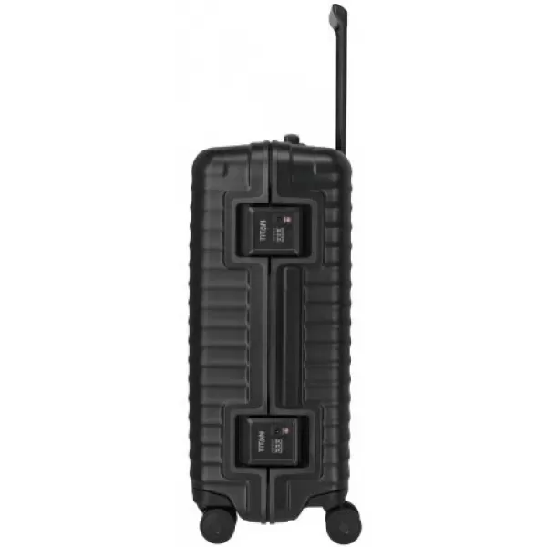  Kovček TITAN Overseas M plus NOČNA SENKA ČRNA 