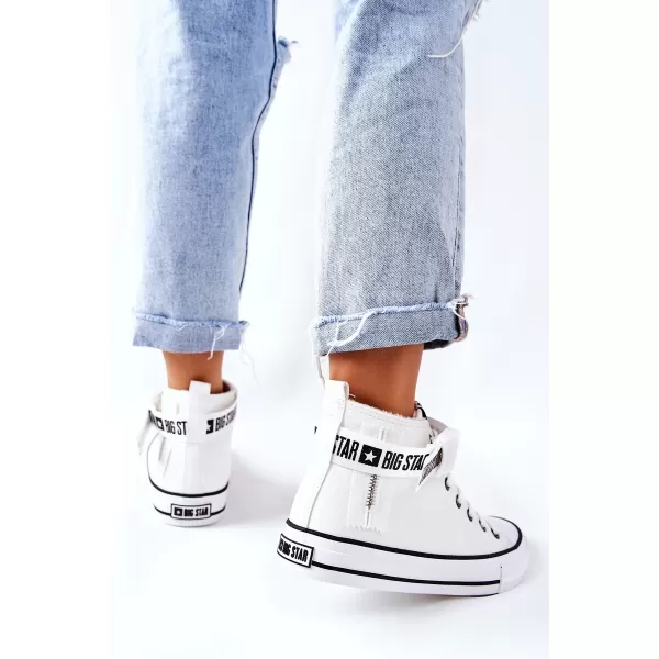  Ženske superge BIG STAR GG274027 WHITE Big Star Shoes 