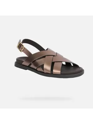 Ženske sandale GEOX ADELASH G012818 RJAVA