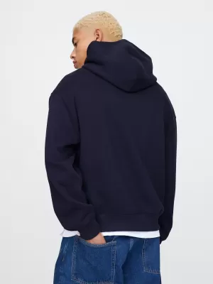Moški pulover GAP LOGO HOODIE PULLOVER 646080-00 MORNARIŠKA UNIFORMA