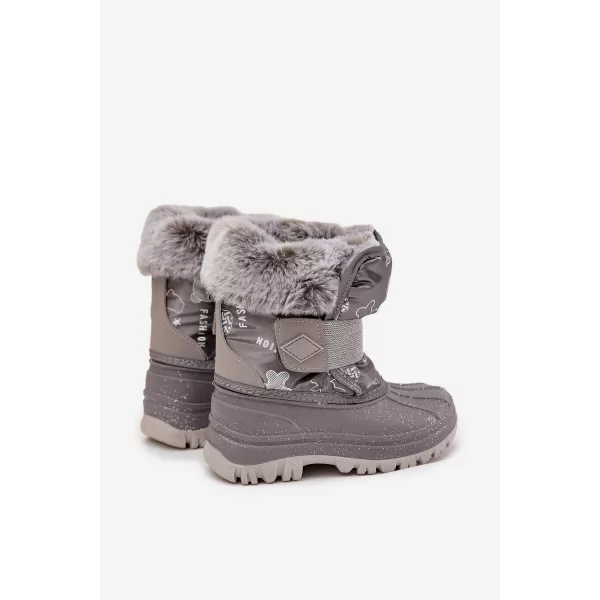  Otroški zimski čevlji LEE COOPER LCJ-25-10-3788 SIVA 