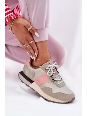 Ženske superge BIG STAR RR274243 PINK/SIVA Big Star Shoes