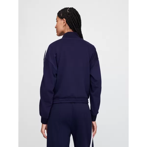  Ženska jakna GAP LOGO FULLZIP JACKET 732240-01 MORNARIŠKA UNIFORMA 