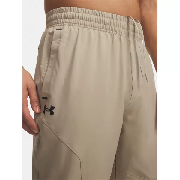  Moške športne hlače UNDER ARMOUR UA UNSTOPPABLE TAPERED PANTS RJAVA 