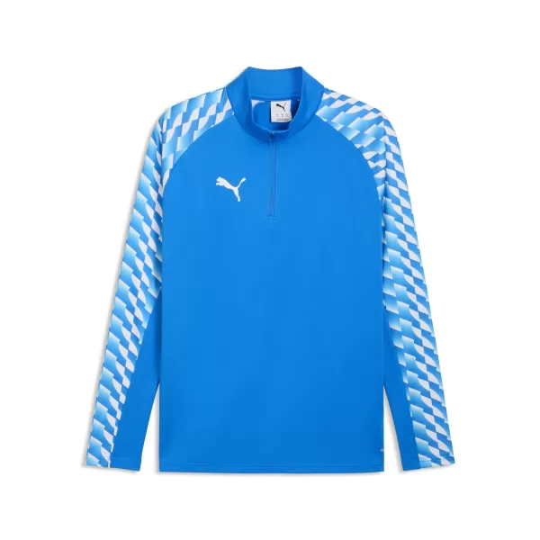  Moški pulover PUMA TEAMLIGA26 TRG 1/4 ZIP TOP 659724_02 ELECTRO ROYAL/ ELEKTRO ROJAL/PUMA BELA 