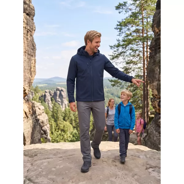  Moška softshell jakna ALTISPORT NoPrint NP/ALM845 MORNARSKO MODRA 