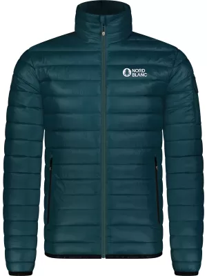 Moška prešita jakna NORDBLANC BURROW NBWJM8261 TEMNO ZELENA