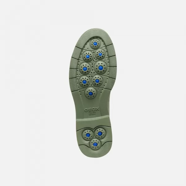  Ženski mokasini GEOX SPHERICA EC1 B G013072 ZELENA 