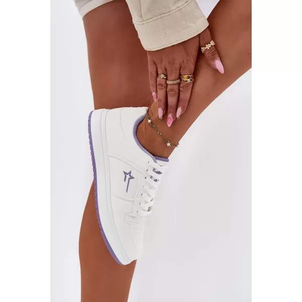  Ženske superge BIG STAR RR274A245 WHITE/PURPLE Big Star Shoes 
