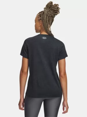 Ženska majica s kratkimi rokavi UNDER ARMOUR TECH PIXELATE SSC 6012302-001 ČRNA