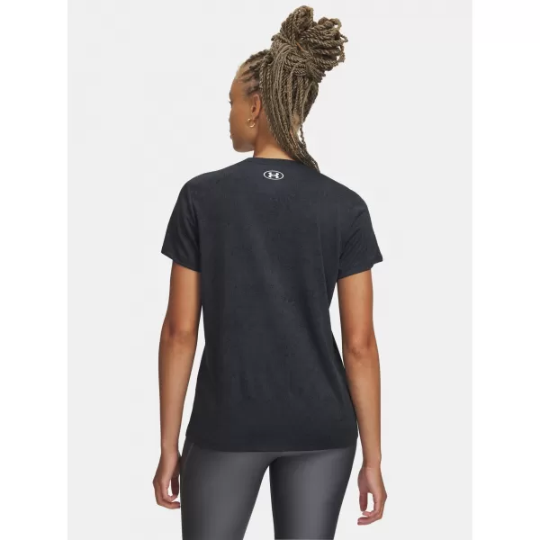  Ženska majica s kratkimi rokavi UNDER ARMOUR TECH PIXELATE SSC 6012302-001 ČRNA 