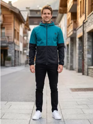 Moška vrhunska softshell jakna ALTISPORT VOJ/ALM051JACK01 KEROZIN/ČRNA