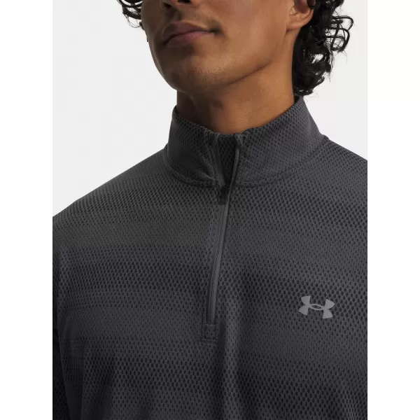  Moška majica s kratkimi rokavi UNDER ARMOUR UA VELOCITI 1/4 ZIP 6010887-025 SIVA 