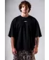 Oversized majica s kratkimi rokavi POWER 898 BLACK Nebbia