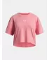 Dekliška majica s kratkimi rokavi UNDER ARMOUR UA G RIVAL WASH SS 6011673-600 ROZA